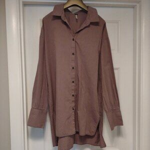 Free People oversized shirt